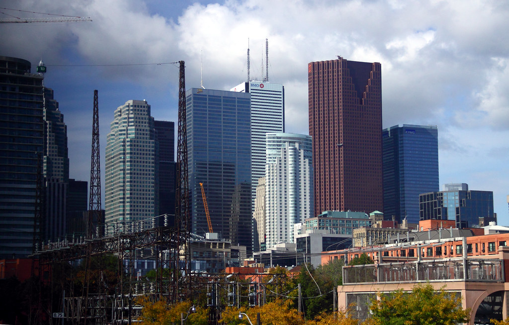 Modern architecture and city skyline